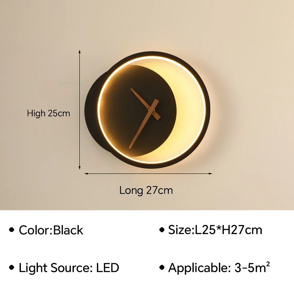 Orologio moderno a led da parete