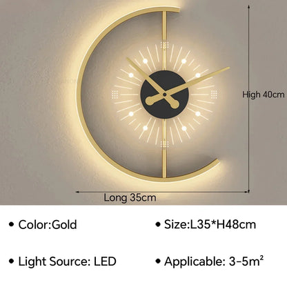 Orologio moderno a led da parete