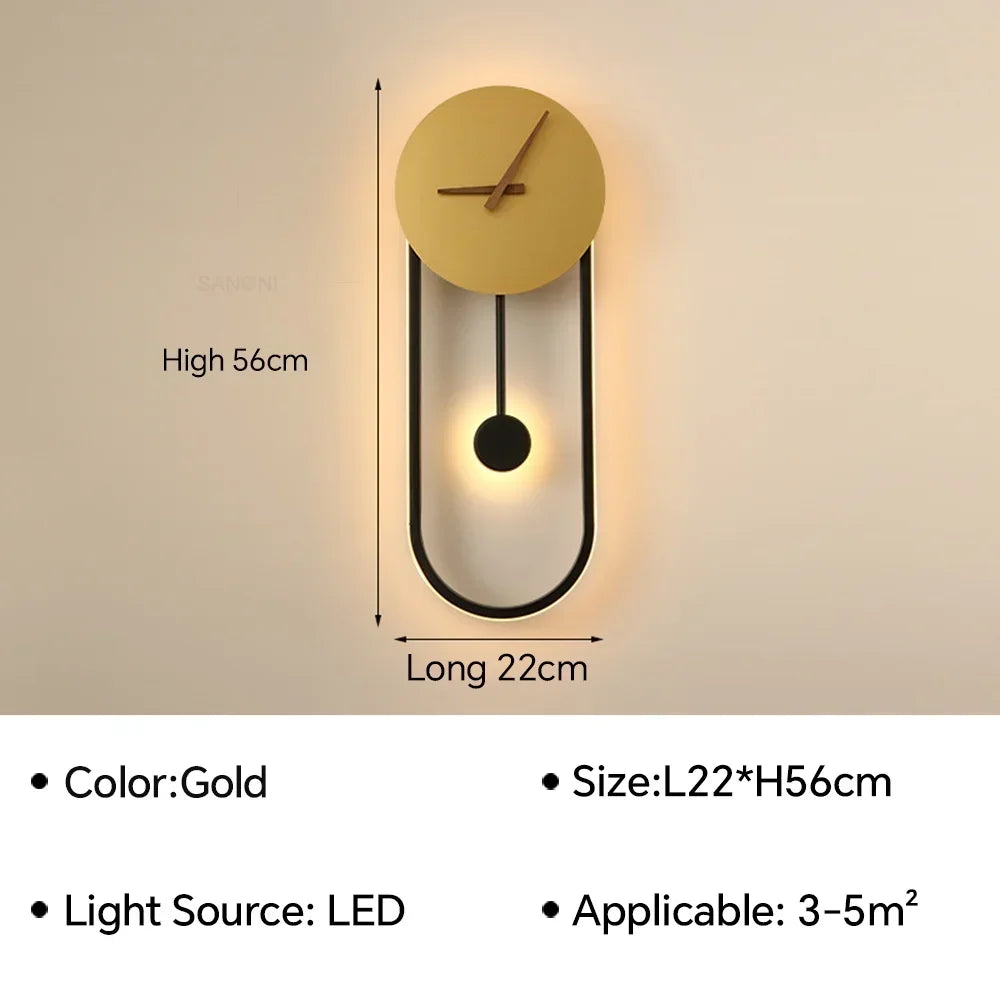 Orologio moderno a led da parete