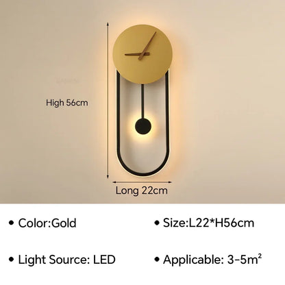 Orologio moderno a led da parete