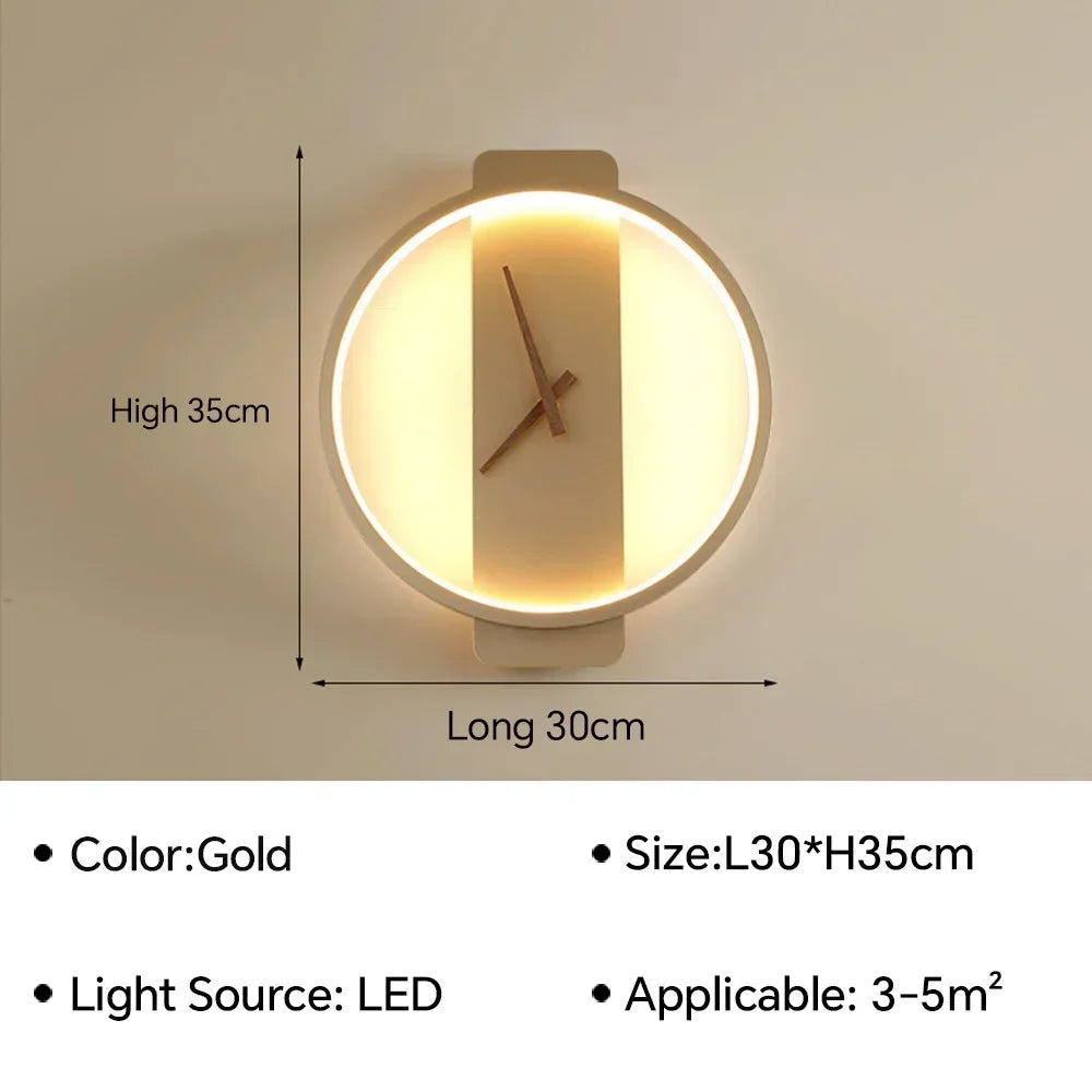 Orologio moderno a led da parete