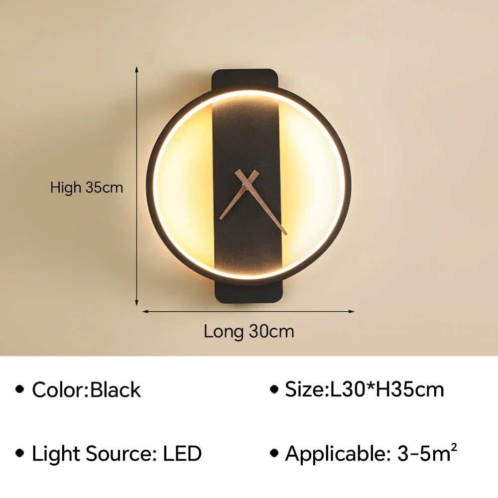 Orologio moderno a led da parete