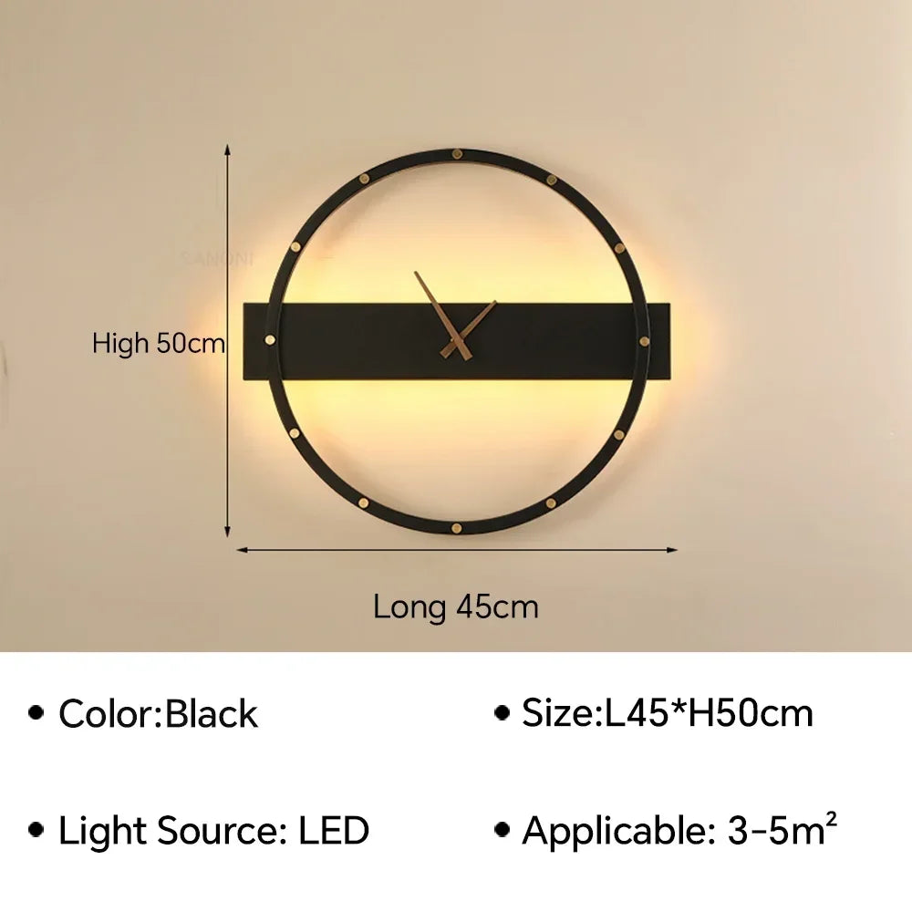 Orologio moderno a led da parete