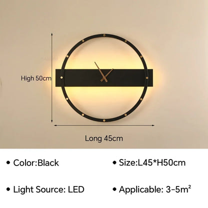 Orologio moderno a led da parete