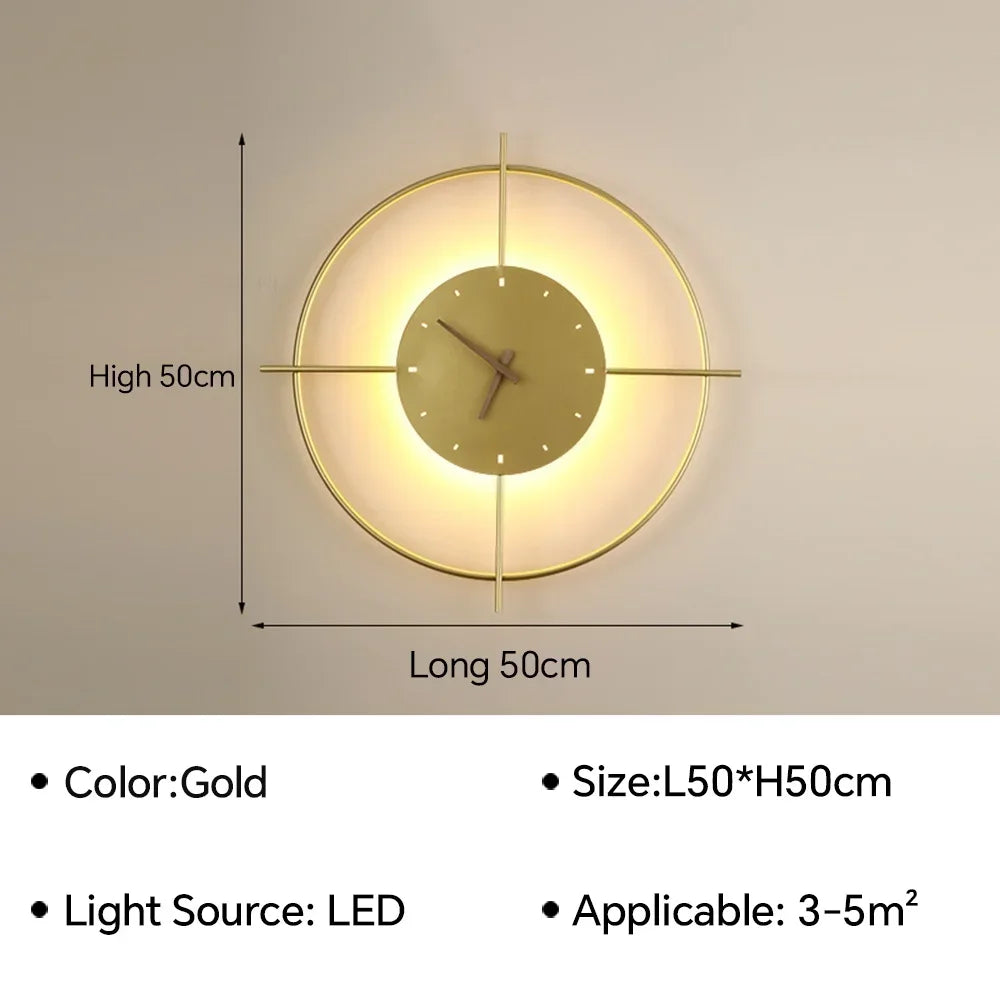 Orologio moderno a led da parete