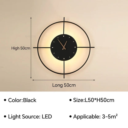 Orologio moderno a led da parete