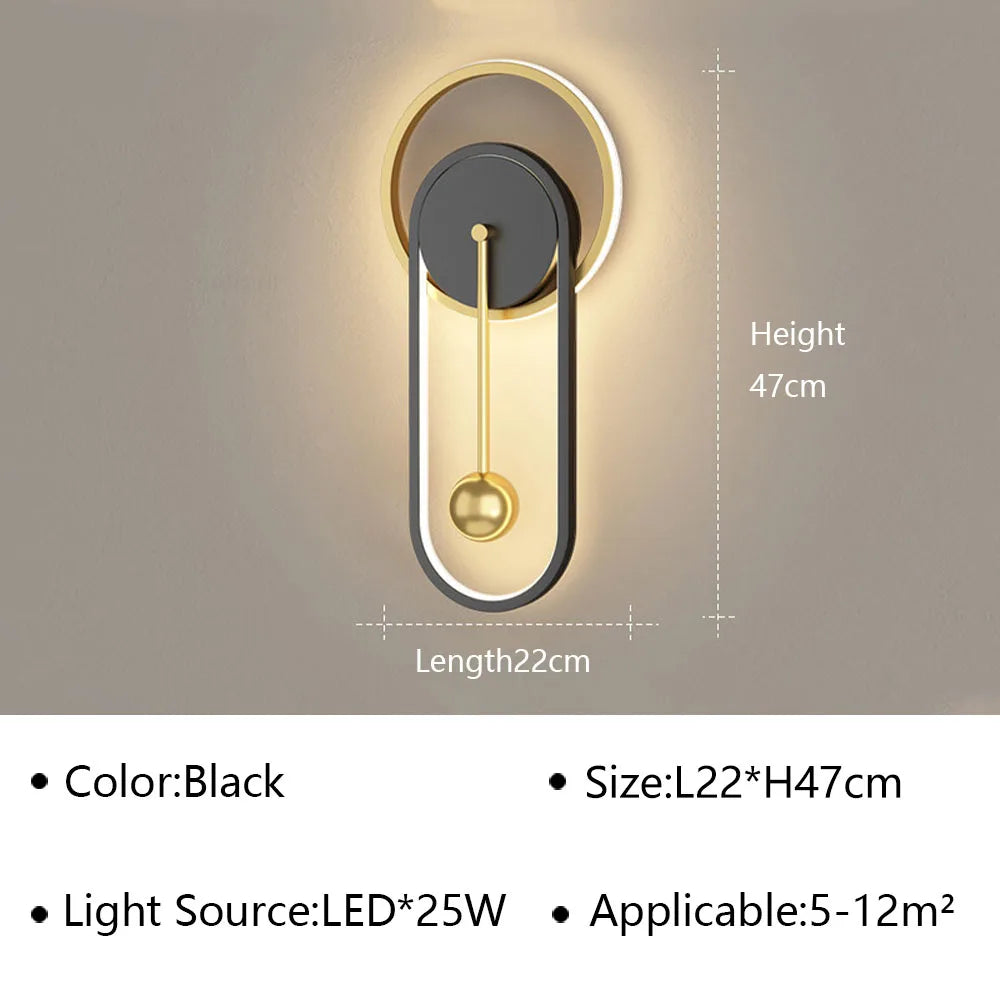 Orologio moderno a led da parete
