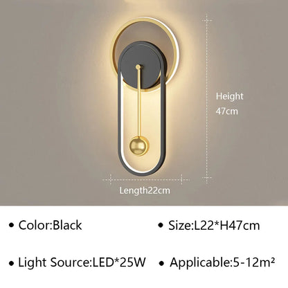 Orologio moderno a led da parete
