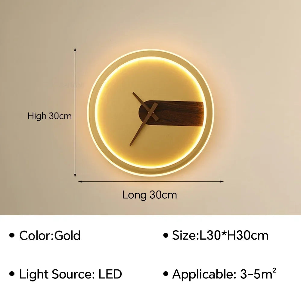 Orologio moderno a led da parete