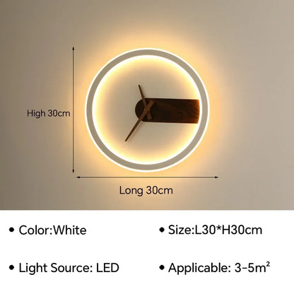 Orologio moderno a led da parete