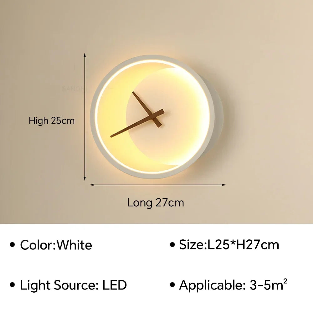 Orologio moderno a led da parete