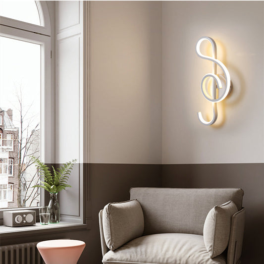 Applique con note musicali nordiche