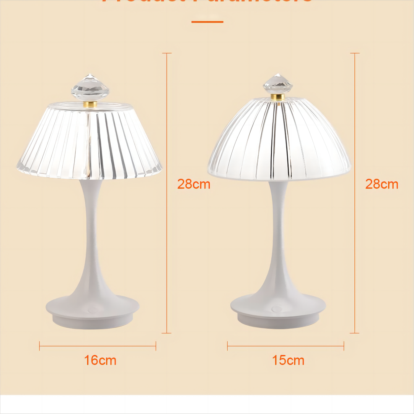 LuxeGlow | Decorazione Lampada da letto a led