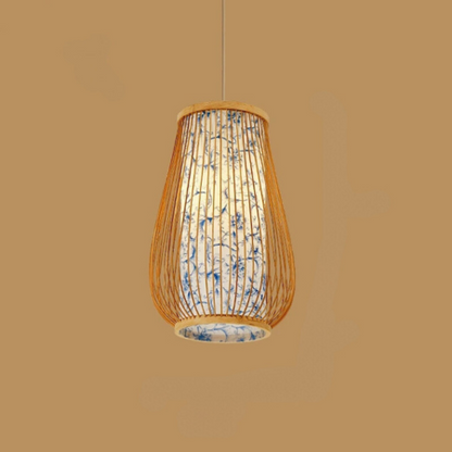 BambooHarmony | Sereno lampadario a sospensione per sale da tè