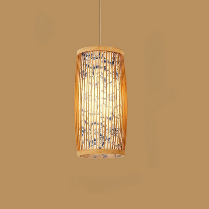 BambooHarmony | Sereno lampadario a sospensione per sale da tè
