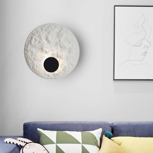 LunaGlow | Lampada da parete rotonda a forma di luna