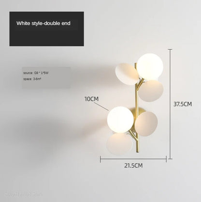 ModernLeaf - Lampada da parete moderna Bladeren